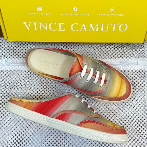 Vince Camuto Celiste Washable Canvas Mules Size 7 - Picture 2 of 8